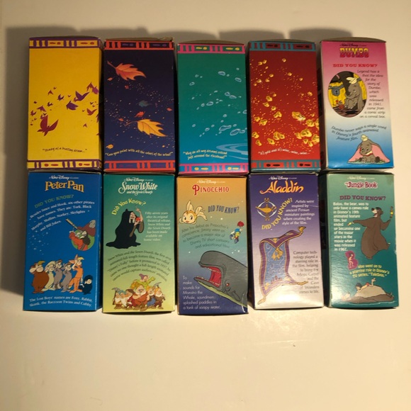 Vintage 1994 Disney Collector & Colors of the Wind Series Cups Set of 10 NIB - Picture 2 of 9